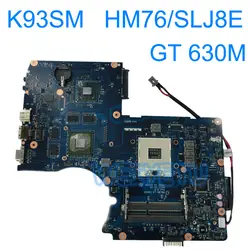 K93SM LA-7441P HM76/SLJ8E материнская плата для ASUS X93SV X93S ноутбук материнская плата GT630M PBL80 N13P-GL2-A1 100% тестирование