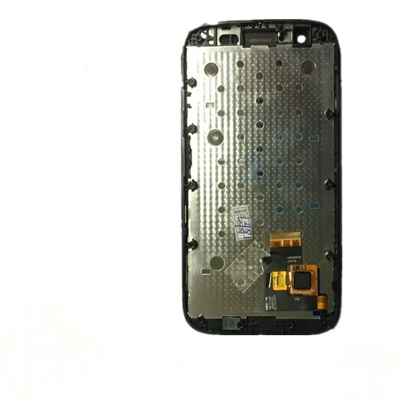 Протестирован для Moto G G1 жк-дисплей с кодирующий преобразователь сенсорного экрана в сборе с рамкой для Motorola Moto G G1 XT1032 XT1033