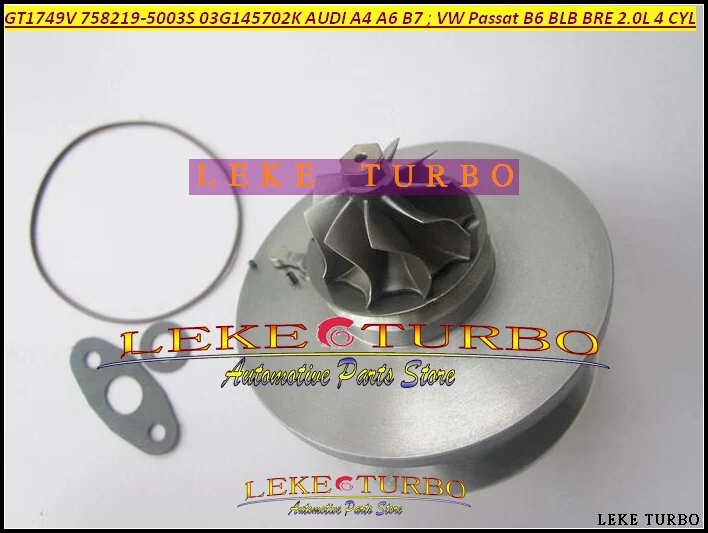 Turbo Cartridge CHRA GT1749V 758219-5003S 758219 03G145702K 03G145702F For AUDI A4 A6 For Volkswagen VW Passat B6 BLB BRE 2.0L (5)