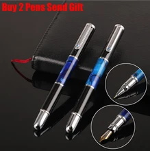 Free Shipping Brand Office Executive Fast Writing Metal Roller Ballpoint Pen Business Executive Office Pen Buy 2 Pens Send Gift pen roller pen high quality jin hao flying dragon office gift pen free shipping