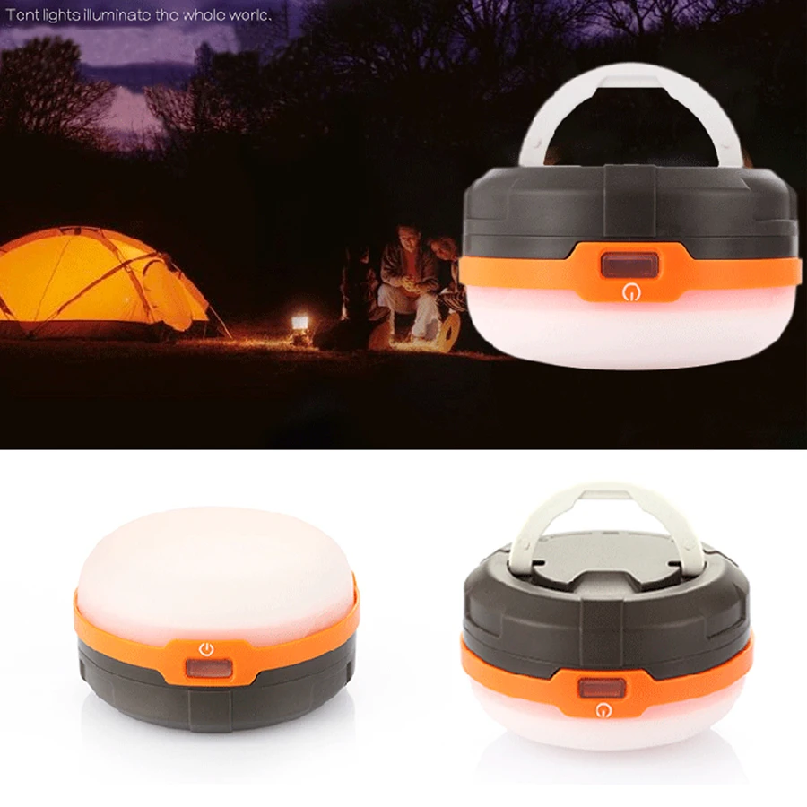 Outdoor Indoor Portable Camping 60 LED Lamp with Lampshade Circle Tent