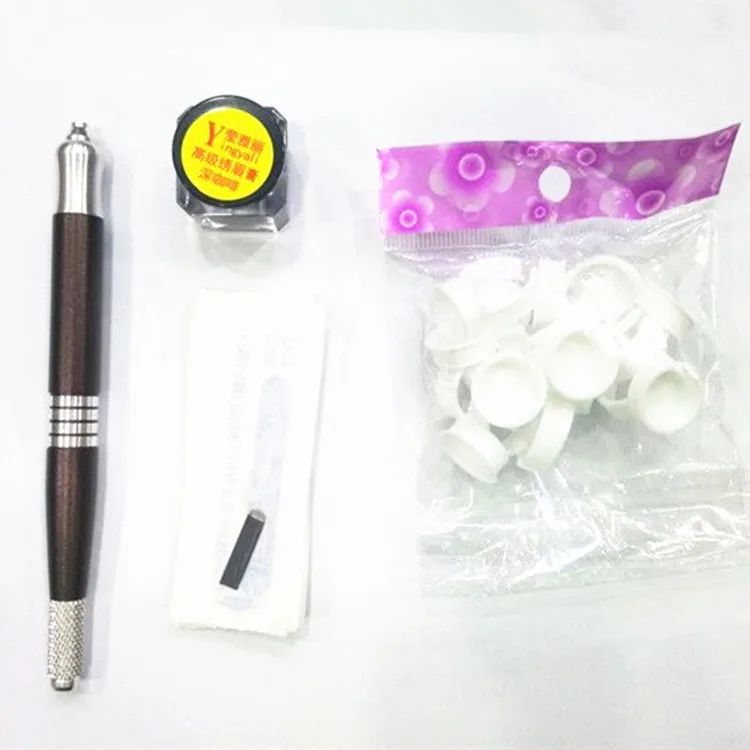 

Permanent Makeup Microblade Eyebrow Kit 3D Eyebrow Tattoo Needle Tattoo Pen Microblading kits Pigment Microblading Accessories