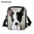 Whosepet Boston terrier impreso crossbody bolsa para las mujeres Messenger Bolsas marca Bolsos Mujer pequeño Bolsos de hombro señoras mano Bolsas