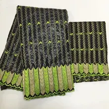 African bazin riche fabric high quality getzner brocade bazin riche lace with beads nigerian gele headtie 5+2yards/lot PL