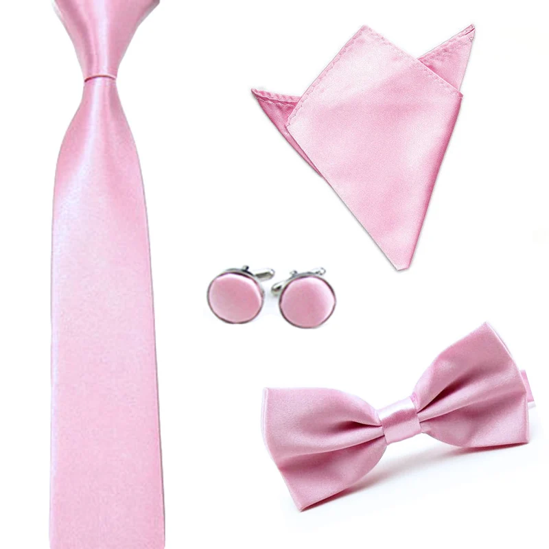 Мужской Высококачественный галстук-бабочка модный мужской Карманный платок Квадратные Запонки и зажим SETBW0024