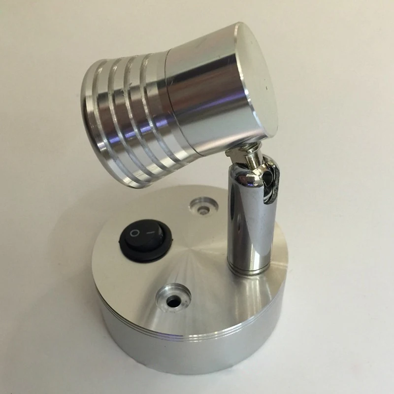 

DC 12V Energy-saving LED Reading Lights/Bedside Lamp Warm White Light Wall Mounted for RV/Caravan Yacht Cabin YDDBE003X