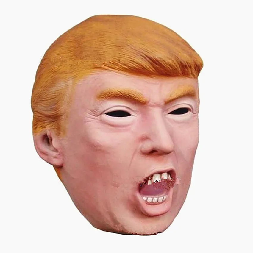1 шт. маска Дональда Трампа Президентский костюм миллиардера латексная