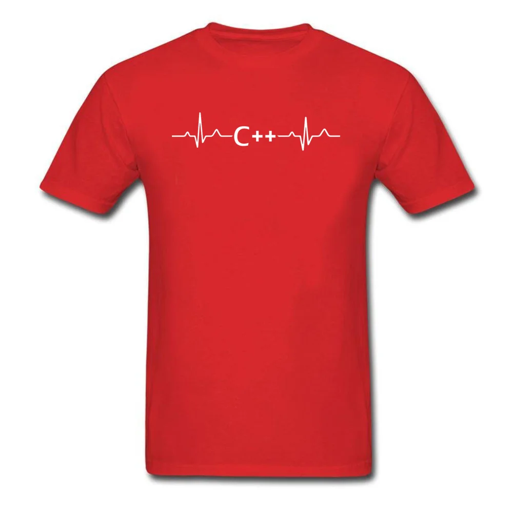 Программирование сердцебиение C Lauguage хакер футболка научный программист Jave мужская летняя хлопковая футболка с коротким рукавом уникальные Топы И Футболки