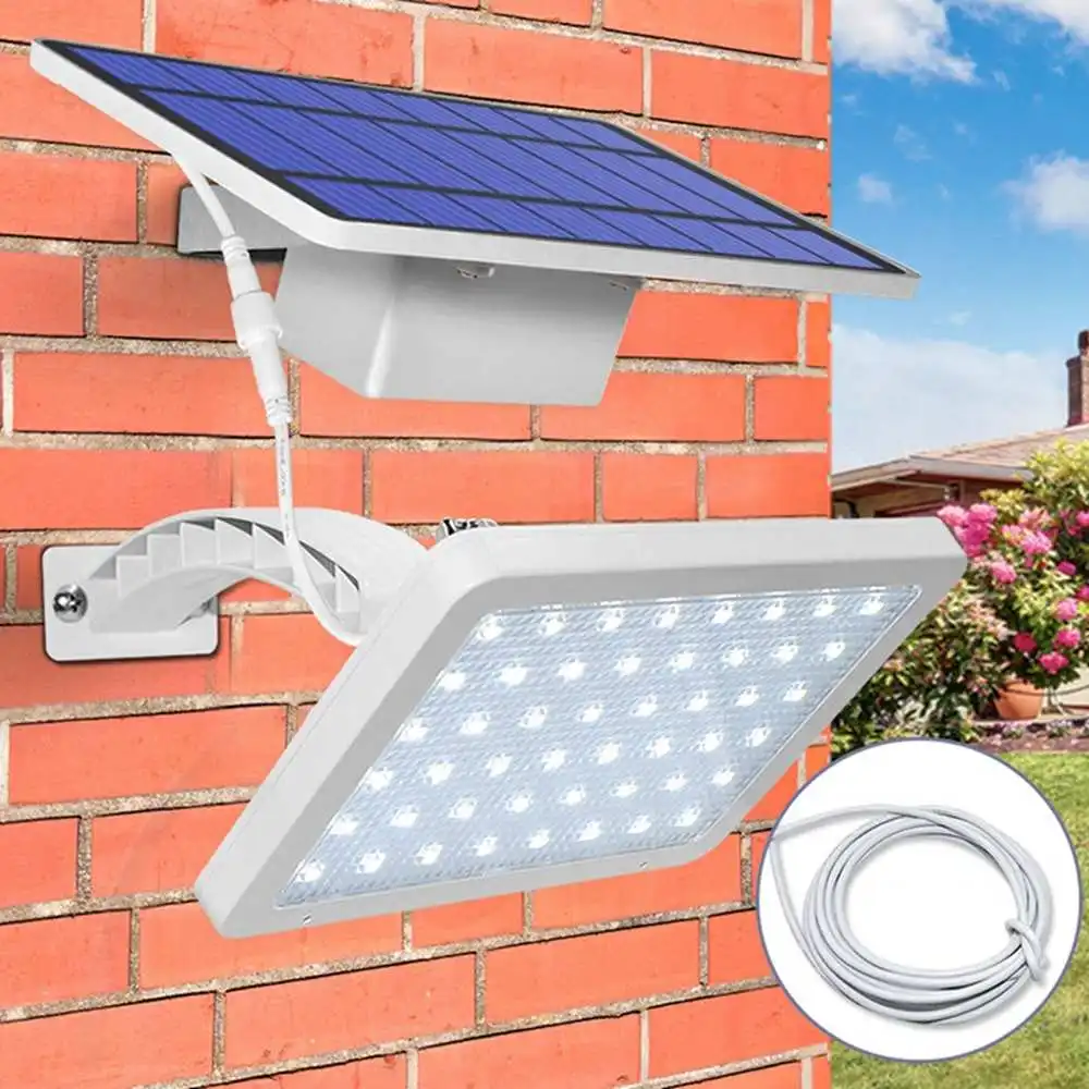 

Dropship LED Solar Light Solar Panel LED Light Sensor Wall Street Lamp Adjustable Floodlight Waterproof For Outdoor Lawn Garden