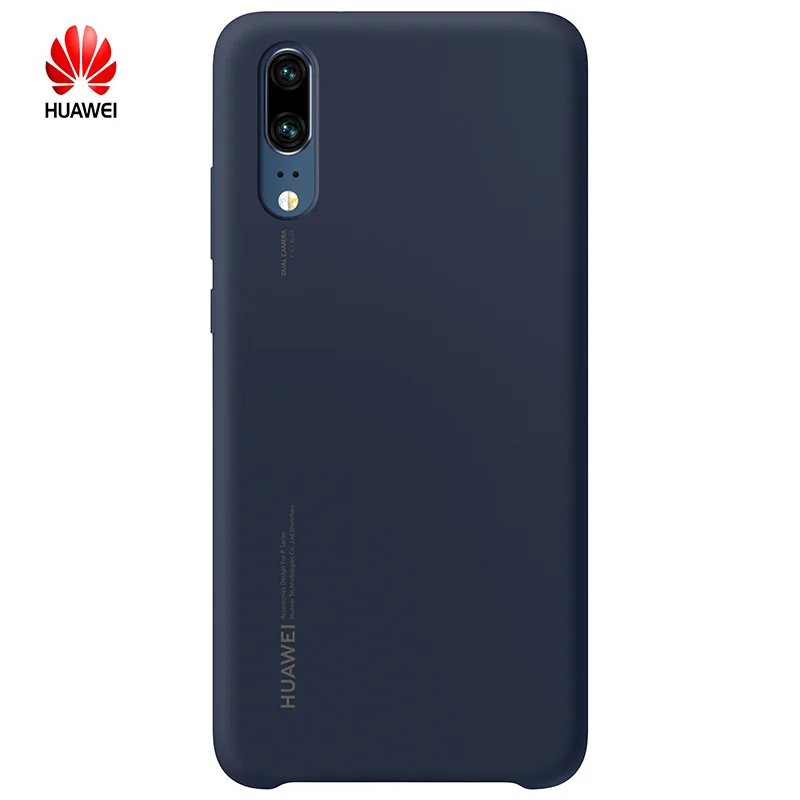 

Huawei P20 P20 Pro Original Case Silicone Back Cover 360 Cute Shockproof Official Luxury Liquid Soft Silicon P20pro Cover Case