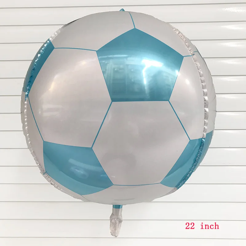 Новый шт. 50 шт. 22 дюймов 4D круглый футбол фольга шары Свадьба День Рождения Декор гелий надувные Globos питания