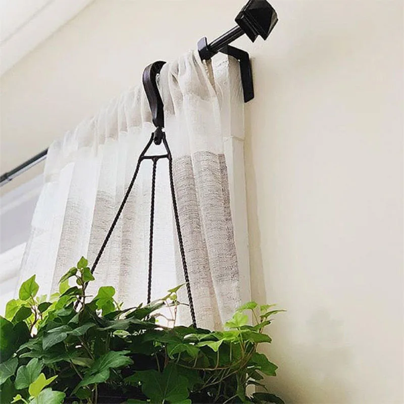 

2 Pcs Double Center Support Adjustable Curtain Rod Bracket Into Window Frame Best Price