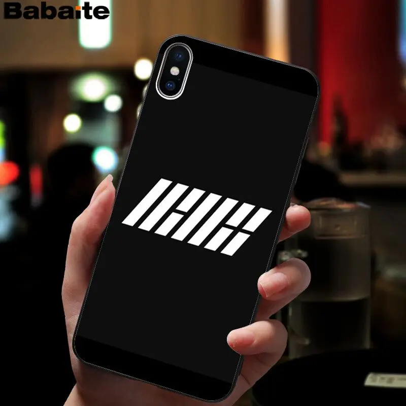 Babaite Ikon KPOP Бобби Б. Мягкий силиконовый чехол из ТПУ для телефона чехол для iPhone 8 7 6 6S Plus 5 5S SE XR X XS MAX Coque Shell