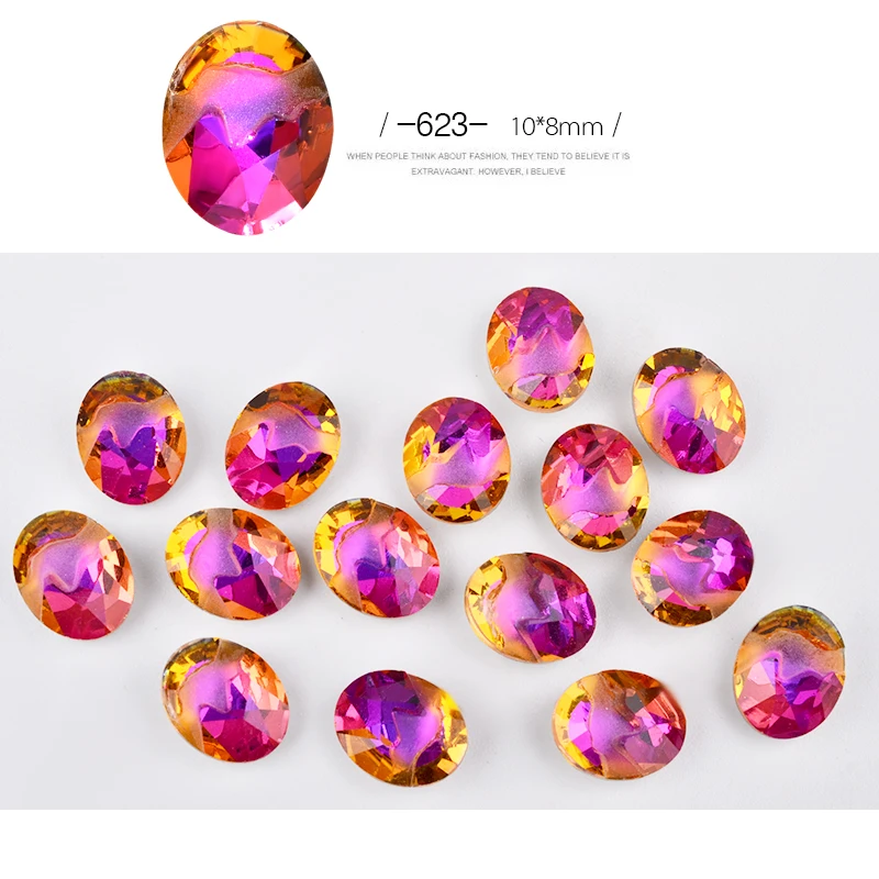10-St-cke-Flamme-Rock-Chameleon-Kristall-Nagel-Strass-DIY-Oval-Sharp-Charme-3d-Nagel-Schmuck (3)