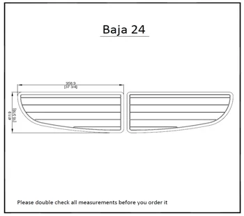 

Baja 24 Swim Platform Pad Boat EVA Teak Decking 1/4" 6mm
