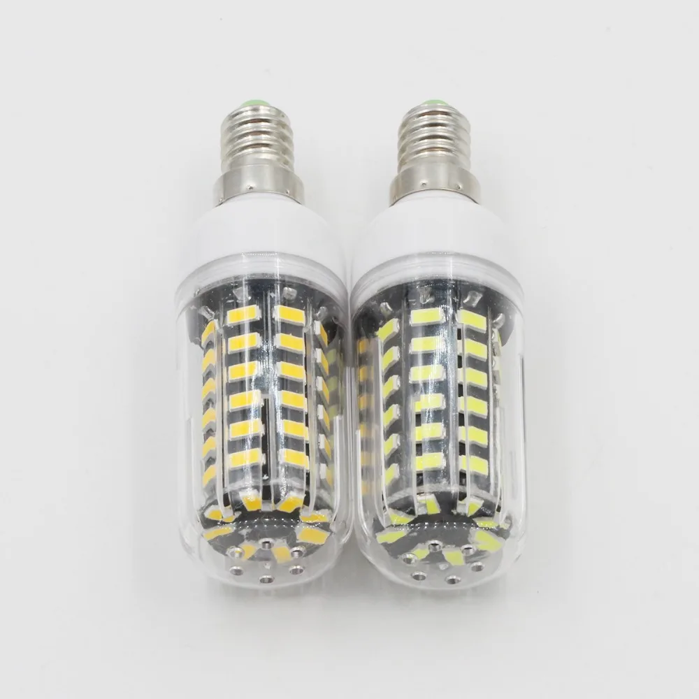Диммируемая лампочка E27 E14 Светодиодная лампа 3 режима диммер 5 Вт 110 В 220 SMD 5733 56