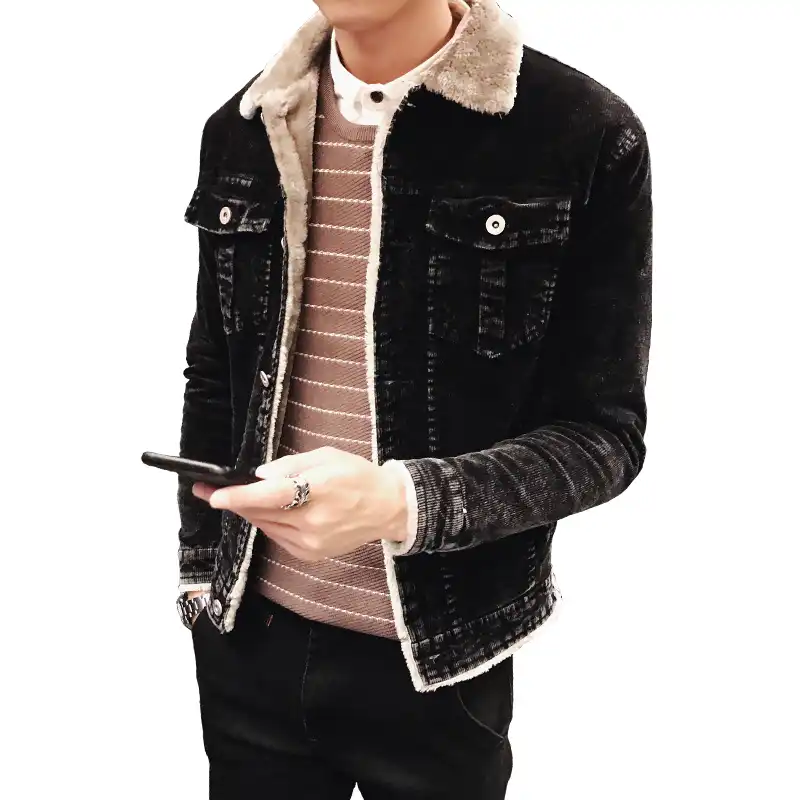 black denim jacket 4xl