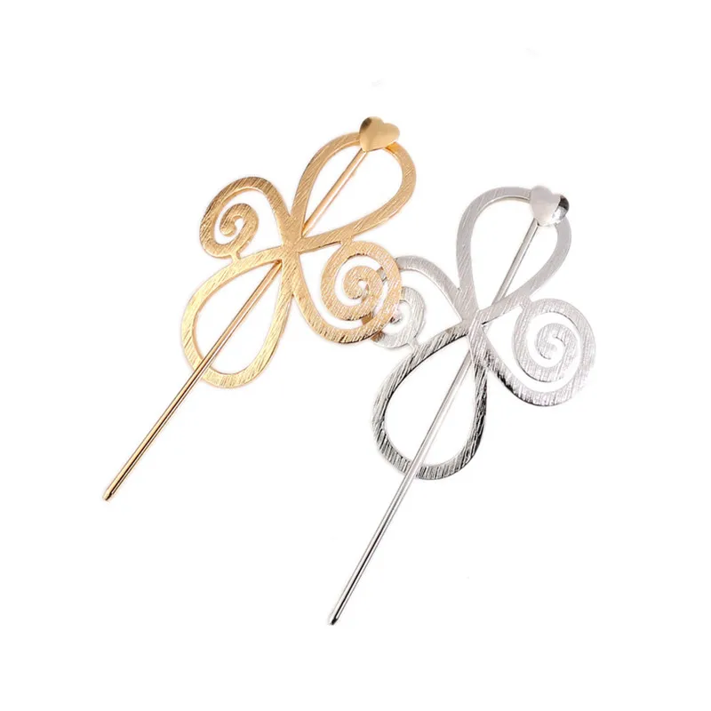 

The new tire alloy hollow out A word using simple and comb hair pin hair dish hair accessories wholesale