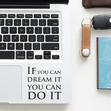 Вдохновленное мотивационное изречение наклейка для ноутбука Наклейка сенсорной панели для наклейка для MacBook Pro Air retina 11 12 13 15 дюймов Mac тачпад кожи