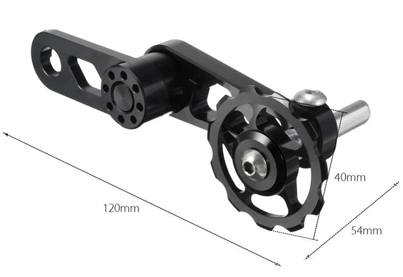 Складной велосипед односкоростной натяжитель цепи велосипед DIY Овальные Цепи натяжитель цепи предотвращает падение цепи