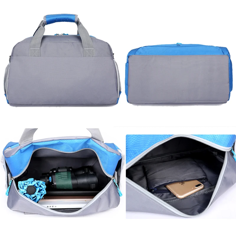 Hot Professional Top Nylon Waterproof Sports Gym Bag Women Men For Gym Fitness Training Shoulder Travel Handbag yoga Bag Luggage