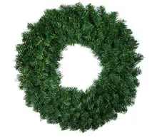 40cm Christmas Pine Needle Garland Wreath For Christmas Party Holiday Home Hotel Tree Decoration