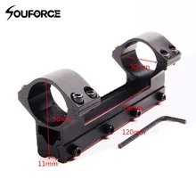 30 мм/25,4 мм двойной прицел кольцо Крепление высокий профиль Крепление подходит для 11 мм Вивер Пикатинни для охоты