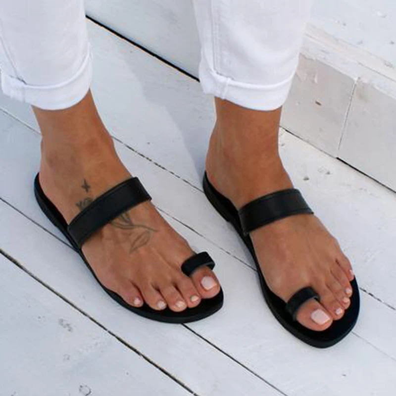 

VTOTA Summer Beach Slippers Woman Casual Flip Flops Plus Size Flat Slippers Outside Shoes Comfortable Woman Footwear Sandals