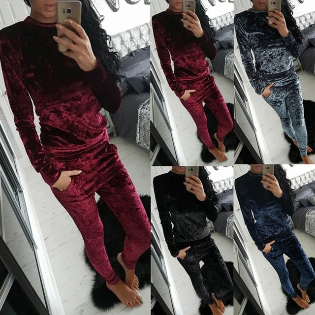 Best Price 2017 New Spring Winter Women Two-piece Suit High-Quality Diamond Cashmere Leisure Suit Sexy Casual Women Suit Vestidos Best Price 2017 New Spring Winter Women Two-piece Suit High-Quality Diamond Cashmere Leisure Suit Sexy Casual Women Suit Vestidos