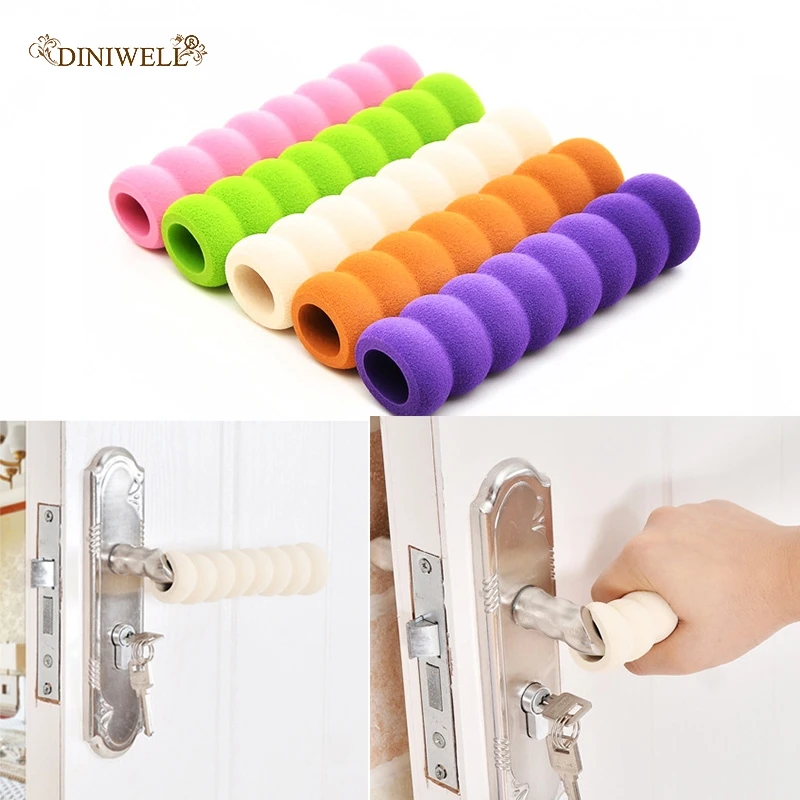 DINIWELL Door Handle Spiral Anti-Collision Cover Baby Children Safety Door knob Protective Pad Home Decoration For Bedroom