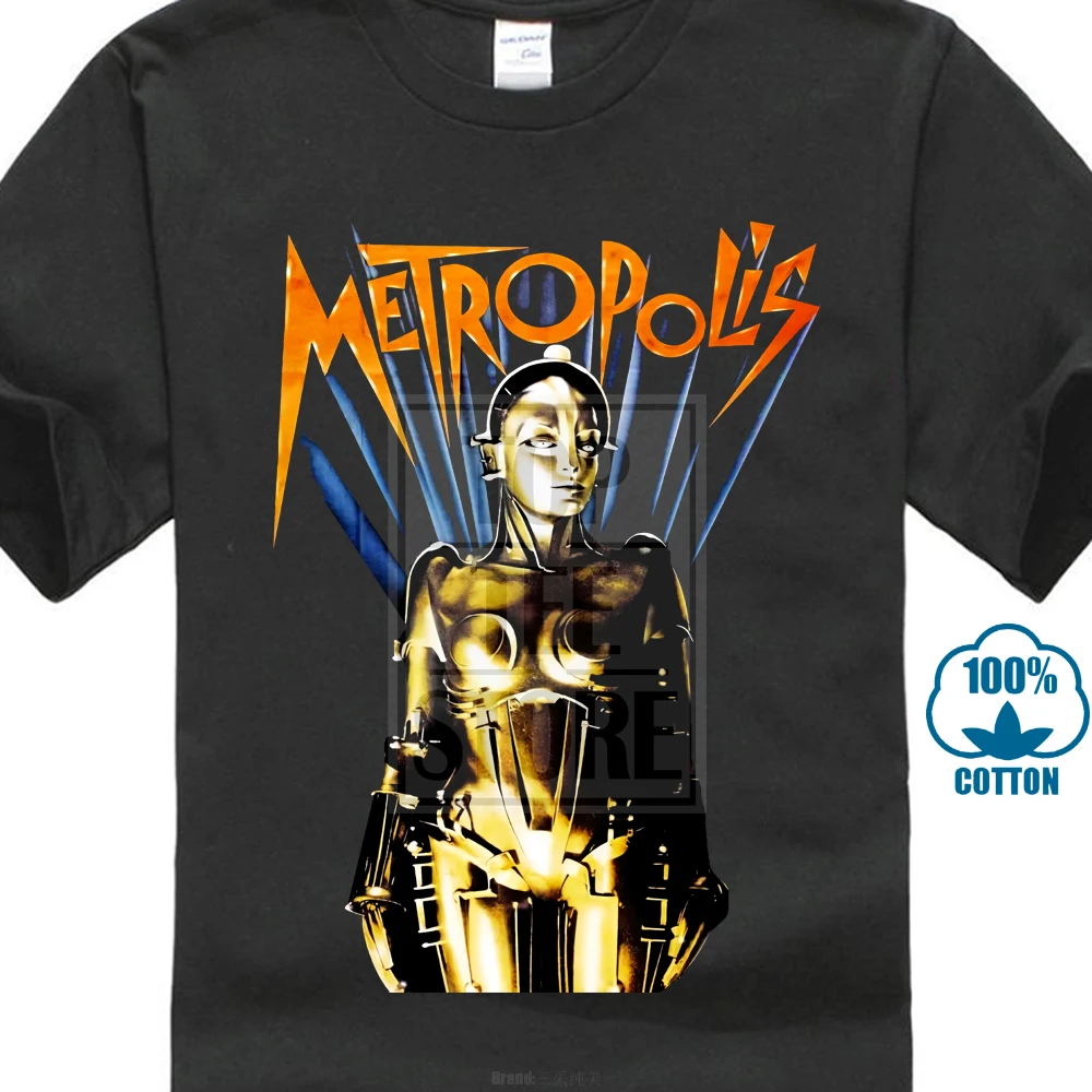 

Metropolis Ver 1 Movie Poster All Sizes From S To 5xl 100% Cotton Pp Hipster New Mens T Shirts