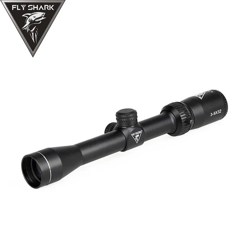 Тактический прицел FLY SHARK 1/4 MOA 3 9x32 для винтовки страйкбол Прицел 11 мм/20 мм