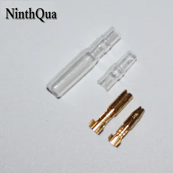 

100 sets =400pcs 3.5mm bullet terminal car electrical wire connector diameter 3.5mm pin male & female kits