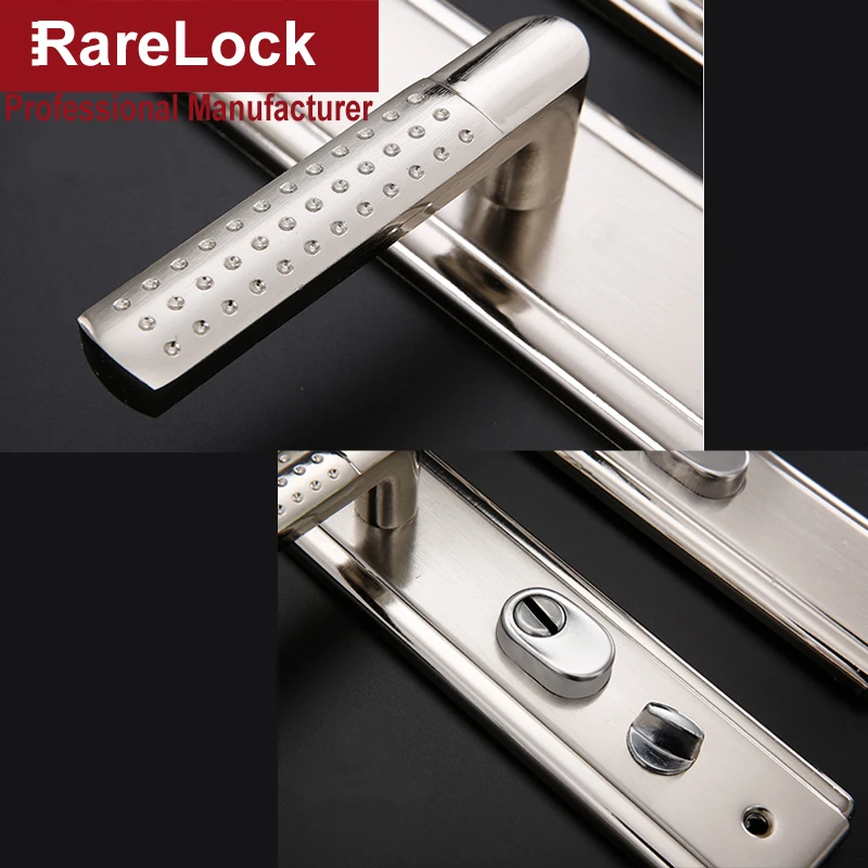 Rarelock MS532 набор дверных ручек для спальни гостиной Bathrrom без цилиндра Home Secrity аппаратные средства h