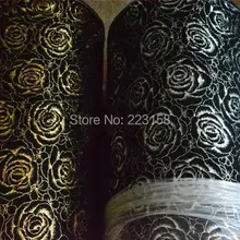 Тканая роза с принтом золотого и серебряного цветов Стильная твидовая шерстяная ткань для идеального украшения