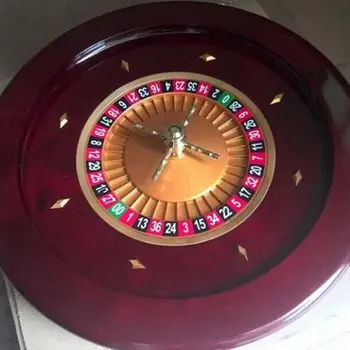 

RS-008 Free shipping 1pc quality 22 inch wooden roulette wheel, Diameter 55cm