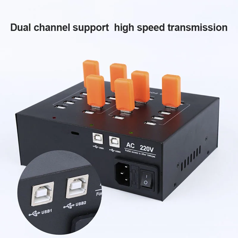 

20-port USB 3.0 Hub High Speed Data Transfer Data Hub for Computer Notebook XXM8