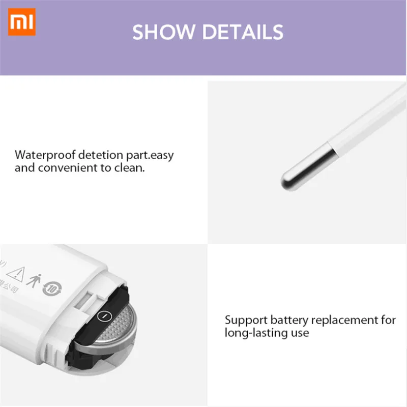 Оригинальный медицинский ЖК электронный термометр Xiaomi для детей и взрослых