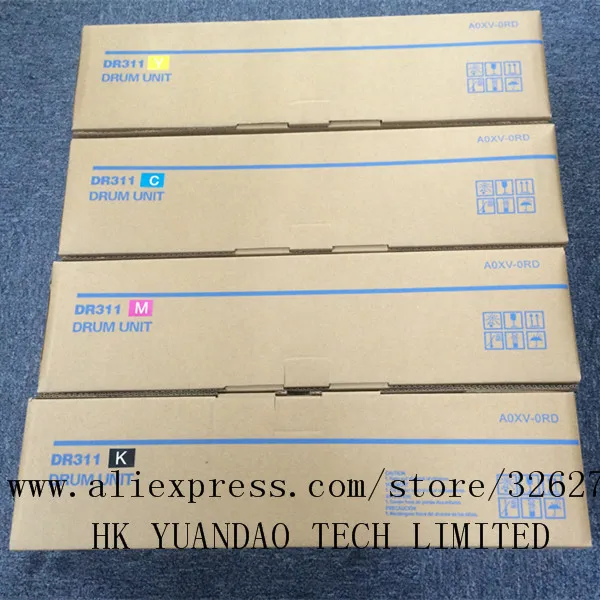 DR311 drum unit for Konica Minolta Bizhub C220 C280 C360 kit bhc220 bhc280 bhc360 color photocopy machine C M Y K (BK) kits | Компьютеры и