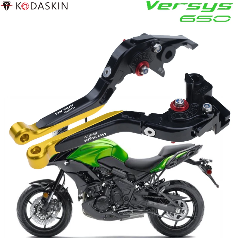 KODASKIN Складные Выдвижные тормозные рычаги сцепления для KAWASAKI VERSYS 650 CC 2006-2008