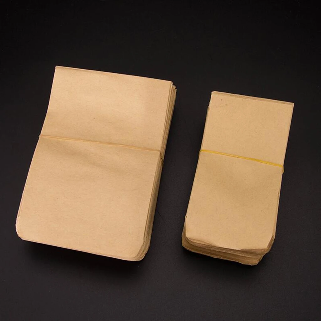 Pack of 100 Agriculture Kraft Paper Hybridization Bags in pollination of corn 6*10cm
