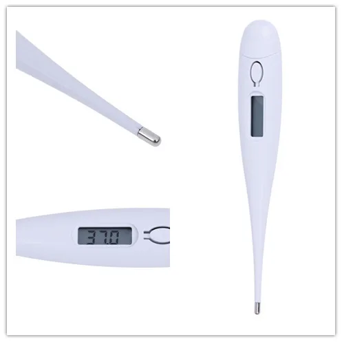

1pcs White Digital Thermometer Children Waterproof Adult Fever Measurement Electronic Physical Therapy Health Care Products New