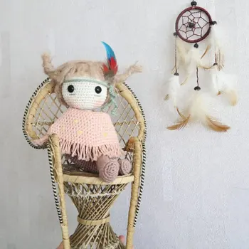 

crochet toys amigurumi handmade rattle doll model number SY131
