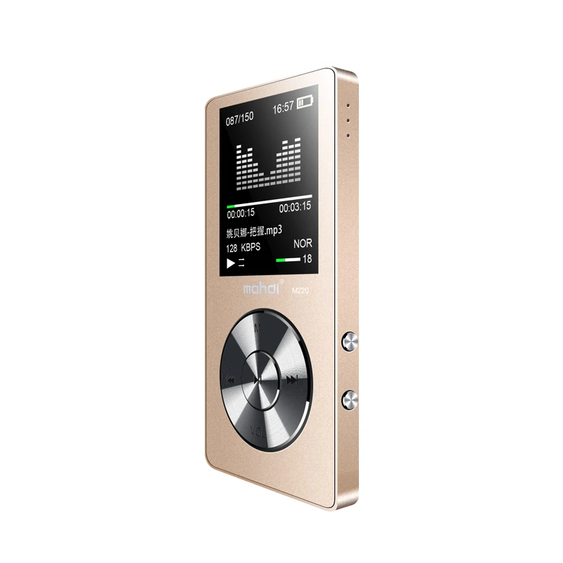 MAHDI HIFI MP3 плеер без потерь 1,8 дюймов TFT экран музыкальный плеер встроенный динамик 8G с FM видео электронная книга рекордер функция часов