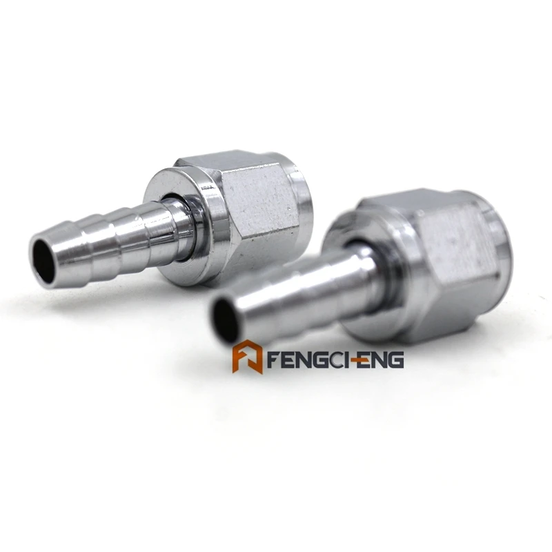 

Barb Swivel Nut - 1/4" FFL to 1/4" barb Chrome 2pcs/lot, Ball Lock MFL Disconnect fitting, Manifold fitting