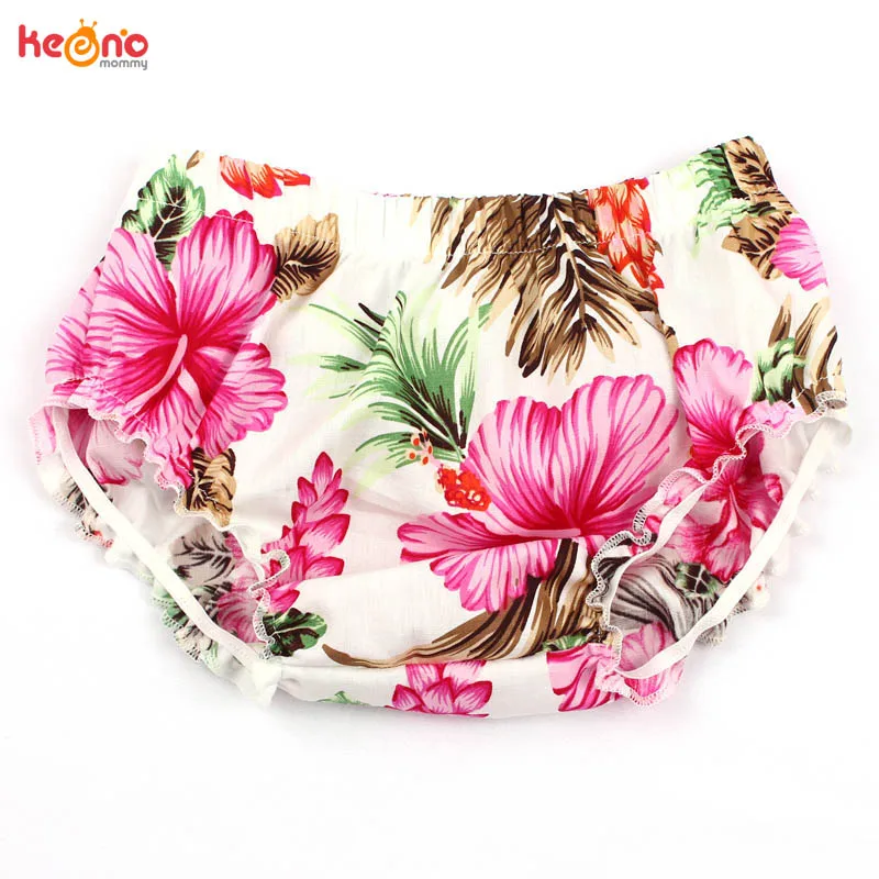 

Baby Floral Cotton Summer Shorts Newborn Bloomers Baby Knickers Children Sun Clothing Photo Props Shower Gift