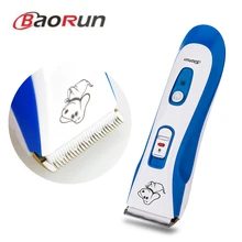 BaoRun professional pet hair trimmer waterproof electric animal Hair Clipper tool Dog Grooming Pet Product novice use