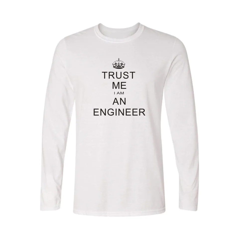 Футболка мужская с надписью I Am An Keep Calm Trust Me модная тенниска длинным рукавом