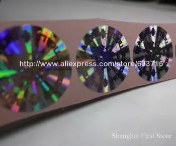 

FREE DESIGN ! Customized Logo hologram Laser anti-counterfeit security 3D holographic sticker labels printing