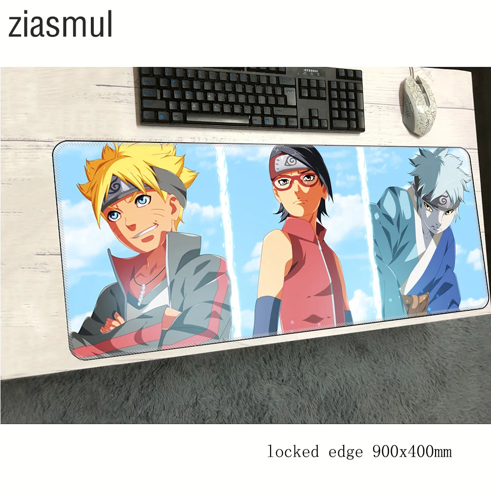Коврик для мыши BORUTO 900x400x2 мм новый коврик игровые аксессуары восхитительный